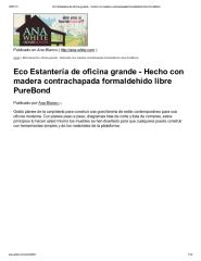 Eco Estantería de oficina grande - Hecho con madera contrachapada formaldehído libre PureBond.pdf