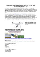 Saudi Arabia Commercial Drones Market Study Size, Type and Trends Analysis with Forecasts Till 2025.docx